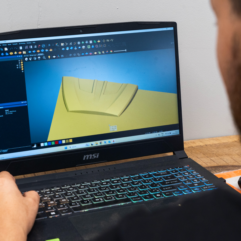 Custom Parts Development. From idea to final part: design, prototyping, fitment refinement, finishing.