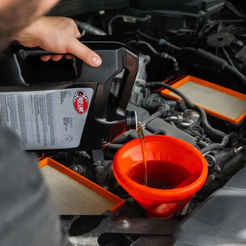 process Engine oil change