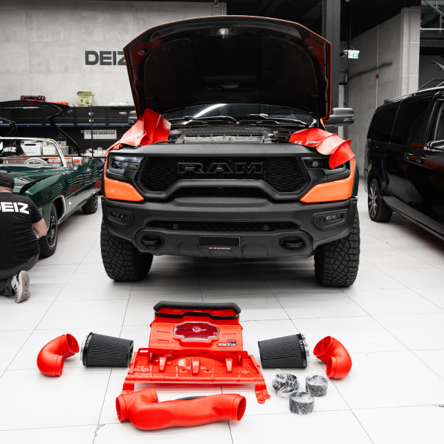 High-performance intake system for the RAM TRX