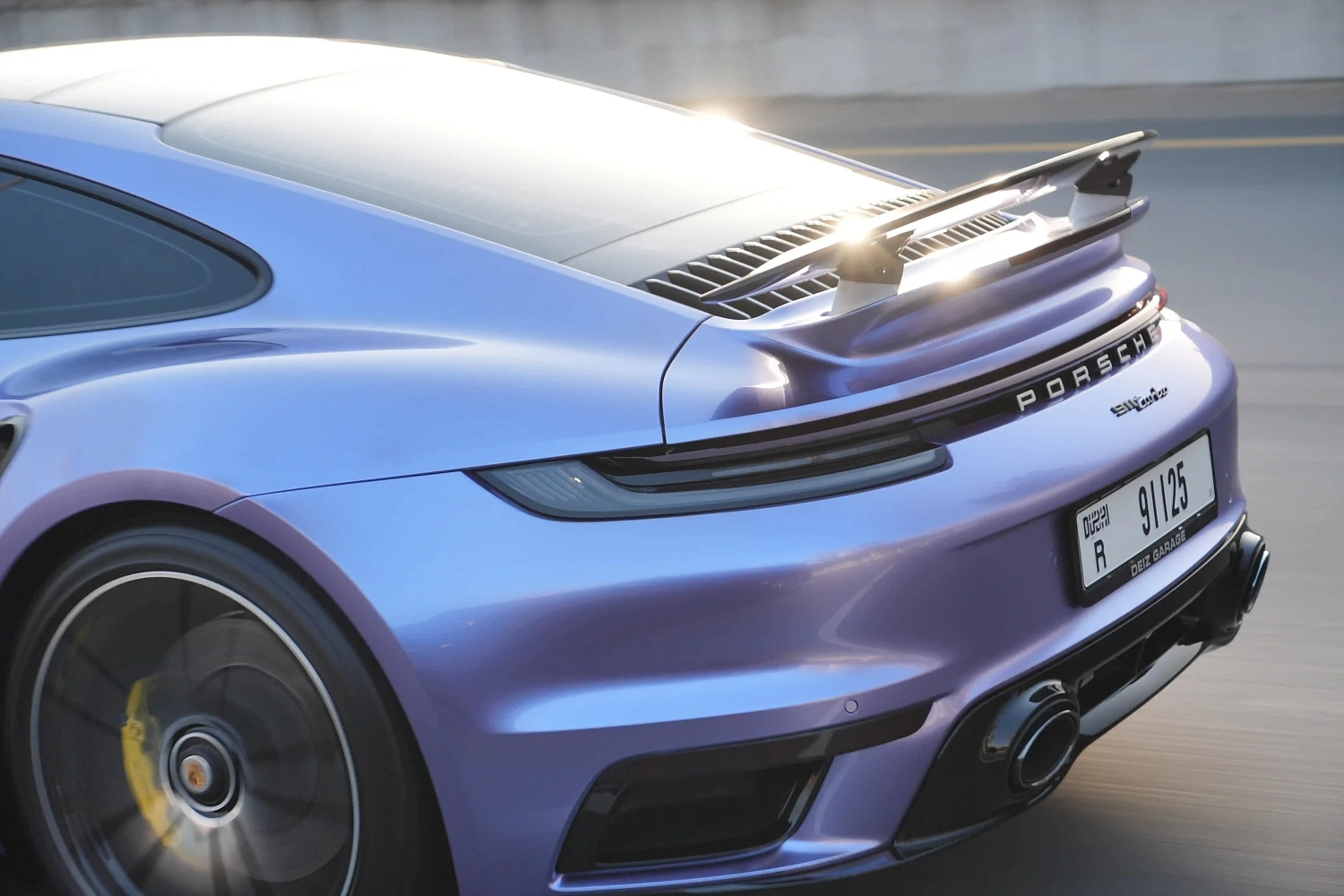 Porsche 911 Turbo Viola Purple Wrapping Project | DEIZ GARAGE