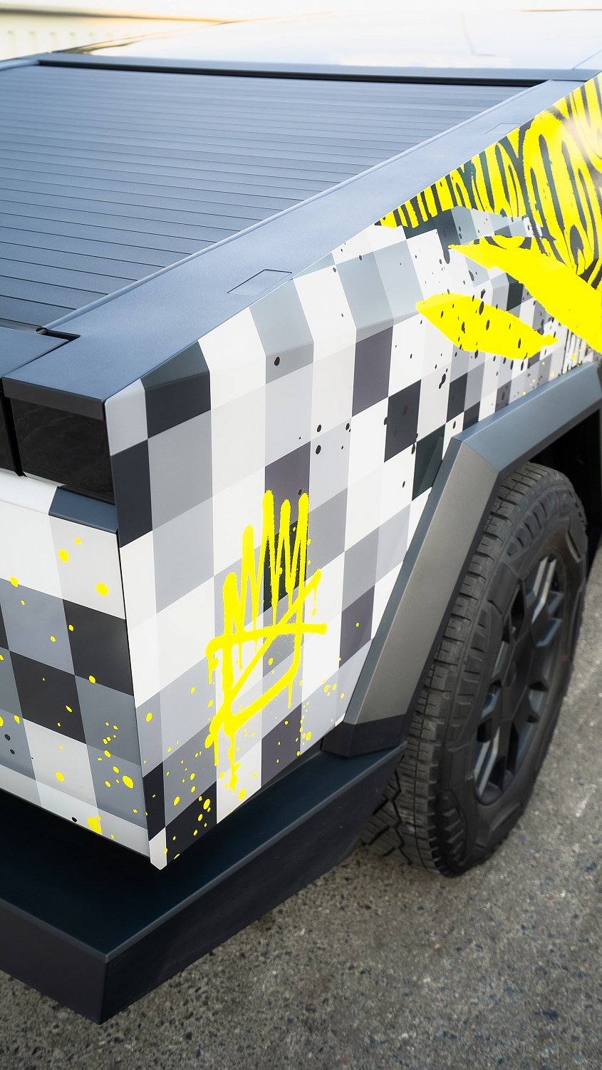Tesla Cybertruck Cyberbeast Vinyl Wrapping — From Concept to a One-Off Design
