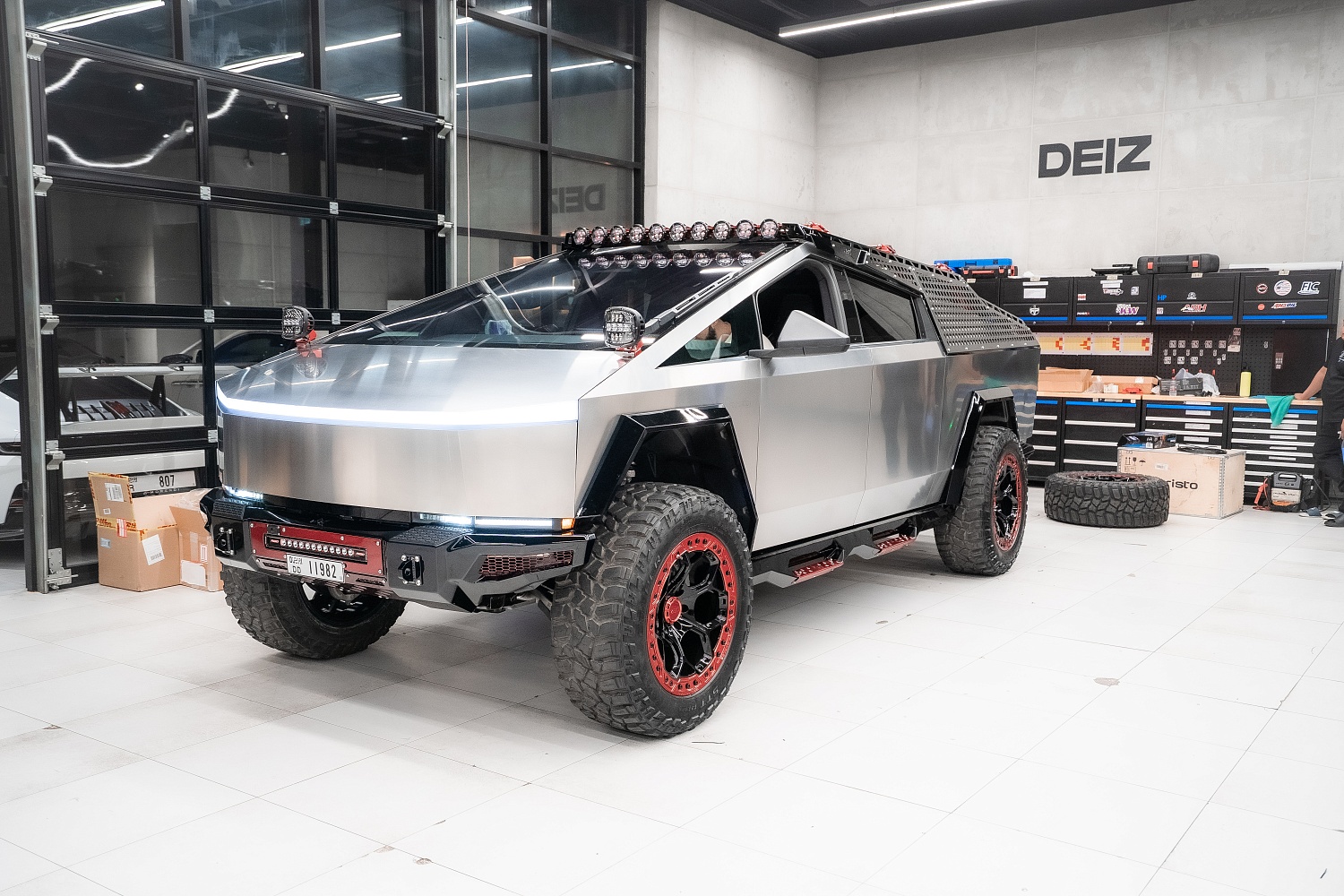 Tesla Cybertruck Arabic Calligraphy Wrap — A True Multi-Layer Custom Project