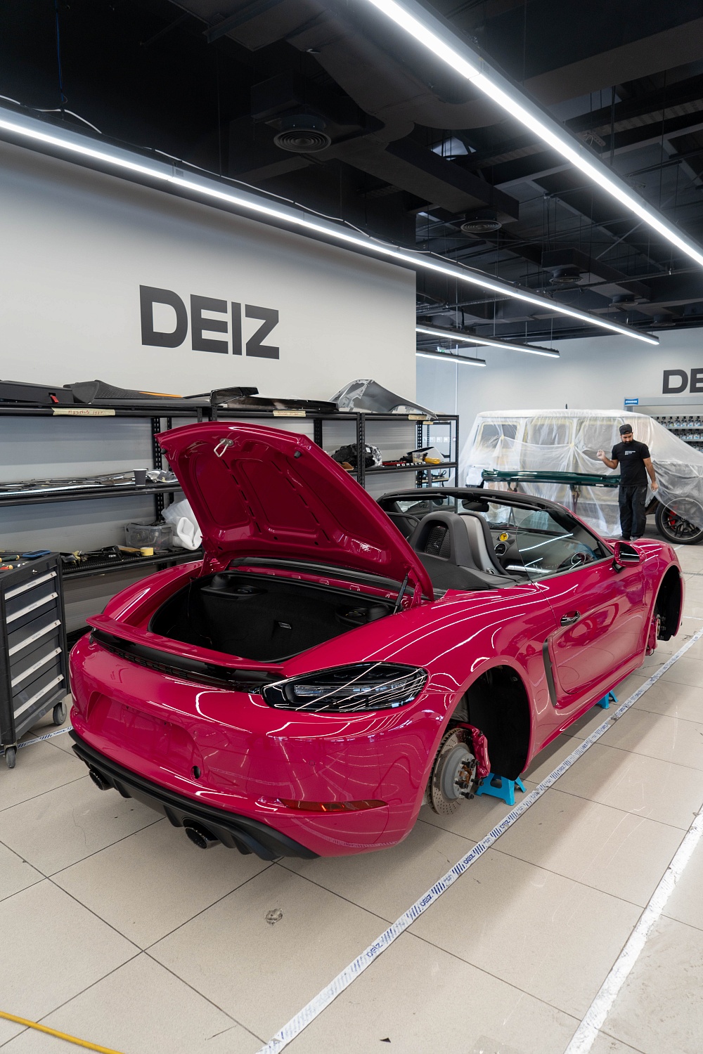  Peelable Paint Custom Finish for Porsche 718 Boxster