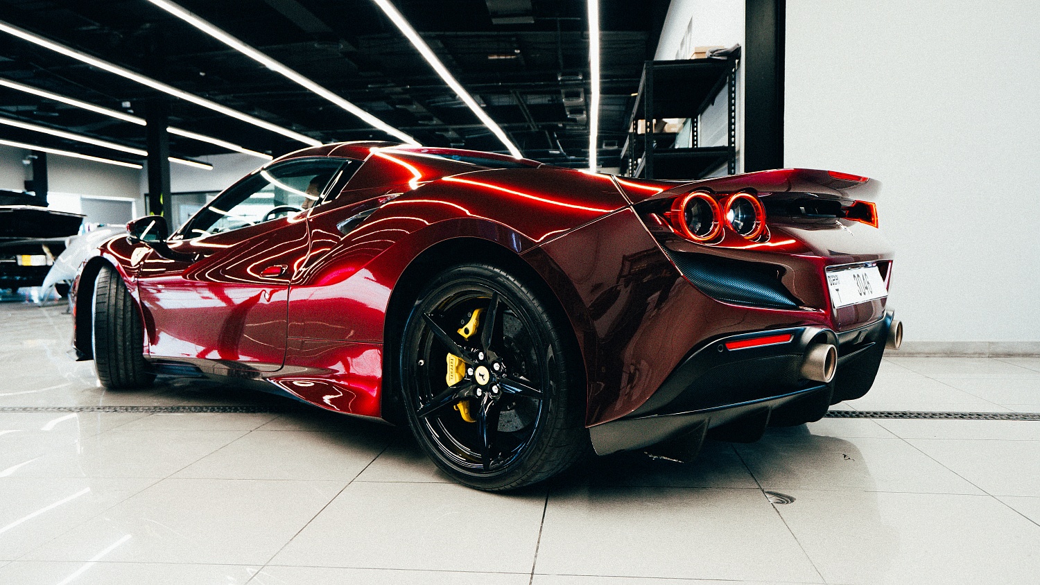 Color PPF Installation for Ferrari F8