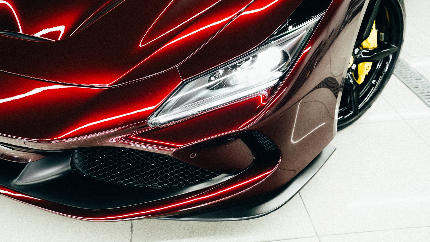 Color PPF Installation for Ferrari F8